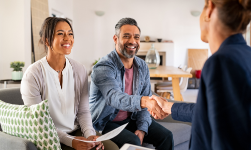 Couple in consulting appointment